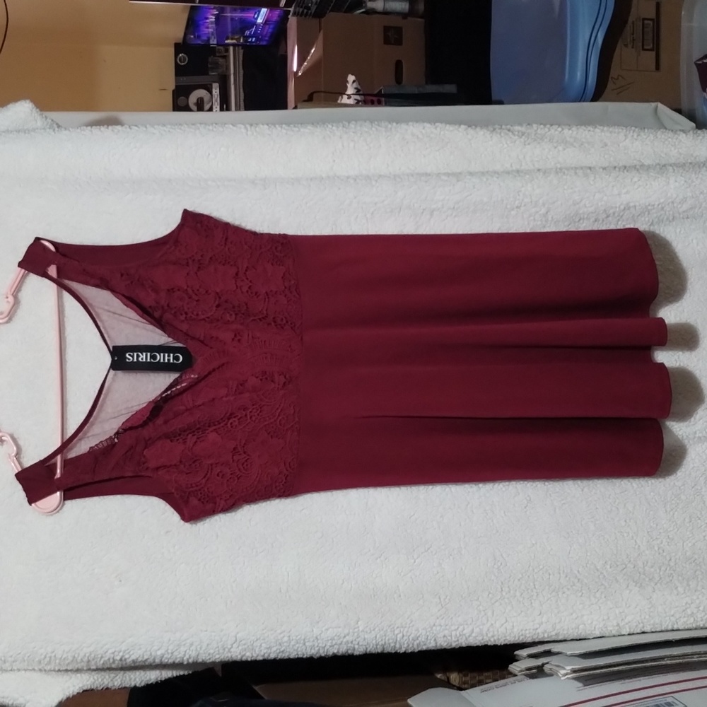 Chiciris red/maroon dress